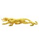 thumbnail image 1 of Estatua de leopardo dorado Resina abstracta Escultura de leopardo dorado Estatua de safari Escultura de escritorio Decoración de escritorio, Adorno de coche de leopardo Personalidad creativa Coche Le JAMW Sencillez, 1 of 5
