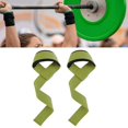 thumbnail image 6 of 2x Weight Lifting Straps Gym Wrist Wraps Lifting Straps Strength Training Hand Grip Weightlifting Wrist Straps for Powerlifting Equipment Green, 6 of 8