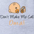 thumbnail image 2 of CafePress - Dont Make Me Call Oma! - Cute Infant Baby Football Bodysuit, 2 of 3