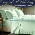 thumbnail image 5 of 4Pcs Bamboo Cooling Bedding Set, Extra Deep Pocket Breathable Sheets for Hot Sleepers, Pillowcases, Flat Sheet & Fitted Sheet, Perfect Family Gift, 5 of 8