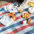 thumbnail image 1 of Manta de picnic extragrande, manta de playa portátil e impermeable, tapete de arena plegable e impermeable para acampar al aire libre, fiestas, césped húmedo, senderismo y juegos infantiles., 1 of 8