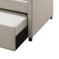 thumbnail image 3 of Bowery Hill Contemporary Daybed and Trundle in Beige Fabric, 3 of 7