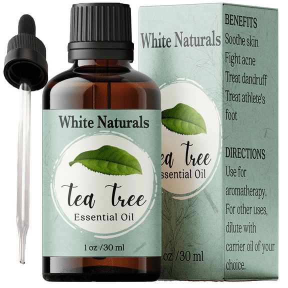 Tea Tree Essential Oil for Clear Skin 1oz (30ml), Pure and Natural, Therapeutic Grade Organic Tea Tree Oil - Steam Distilled, Perfect for DIY Soap Making, Diffuser, Skin, Hair and Aromatherapy