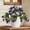 Mixed purple and white, variant on 11 Branch Morning Glory Vine for Outdoor Decoration, 1PCS Artificial Fake Flower UV Resistant No Fade Floral for Home Outside Garden Balcony Yard Porch Realistic Indoor Decor (Purple and white)
