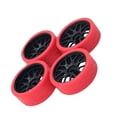 thumbnail image 3 of lionlar 1:28 RC Car Wheel Rim Tires Accessories for RM02 Iw02 Model Buggy Crawler , Red, 3 of 6