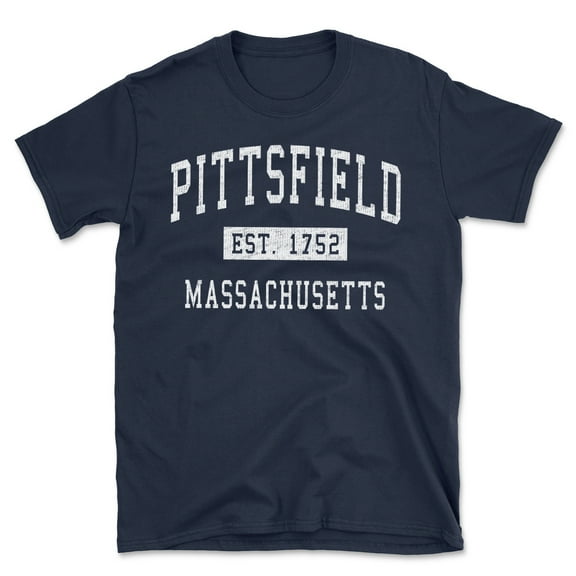 Pittsfield Massachusetts Classic Established Men's Cotton T-Shirt