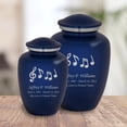thumbnail image 3 of Music Notes Cremation Urn - 6 Colors - 2 Sizes, 3 of 26