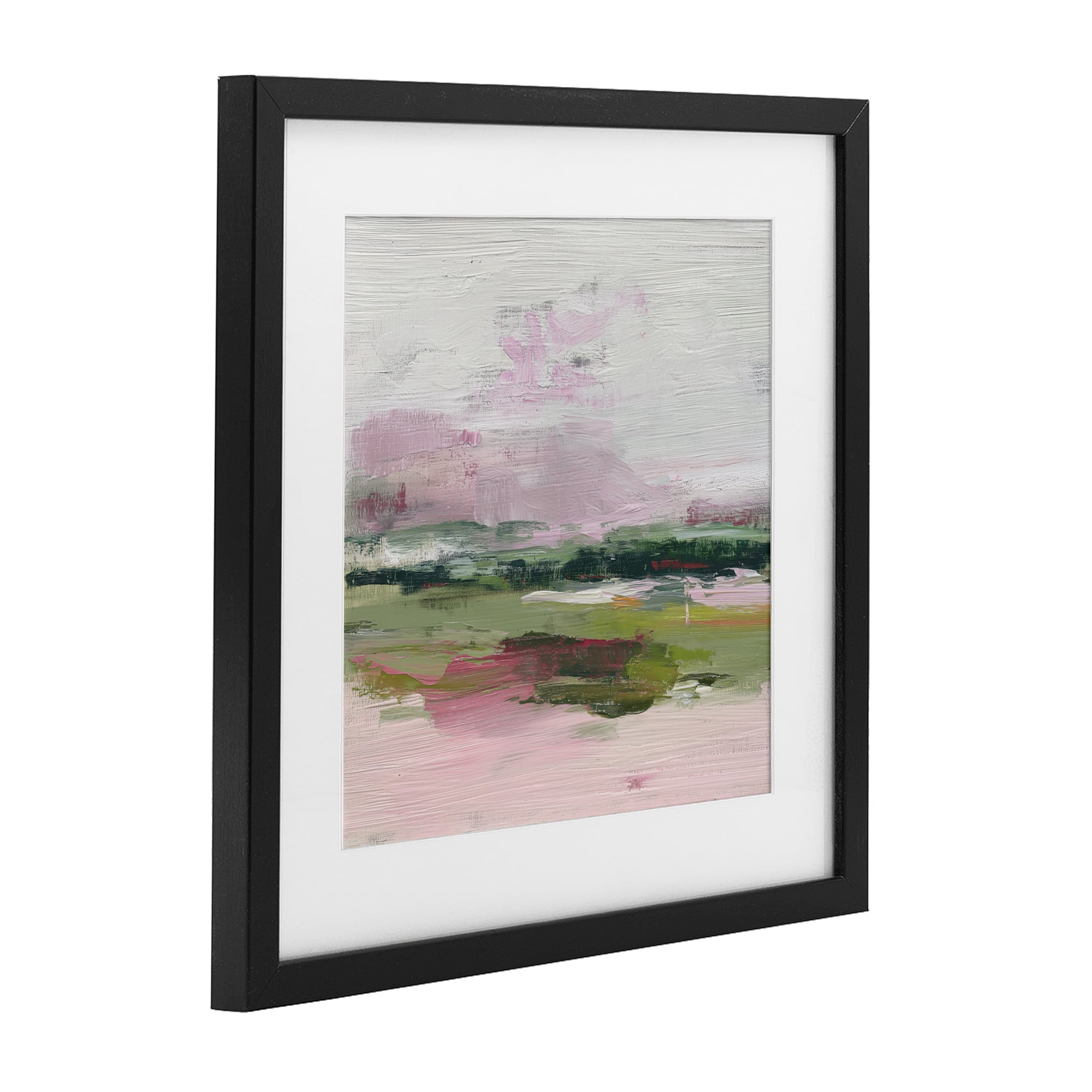 Stupell Industries Hills In Bloom Abstraction Black Framed Print Under Glass, design by Svetlana Aleynikova