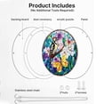 thumbnail image 2 of Acrylic Puzzles Suncatcher Window Hanging, 83 Pieces 7.4 Inch Sun Catcher Stained Glass Acrylic Puzzle Decoration for Women Men Mom Birthday Home Decor (Blossom Songbirds Animals), 2 of 8