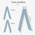 thumbnail image 2 of Wukai Winter Knit Hat and Socks Print Hair Scarf for Women Fashion Silky Satin Headscarf Wrap Breathable Lightweight Neck Scarves For Handbag Accessories, 2 of 6