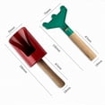 thumbnail image 3 of Horticultural flower planting tool set flower shovel rake hoe gardening planting tool, 3 of 5
