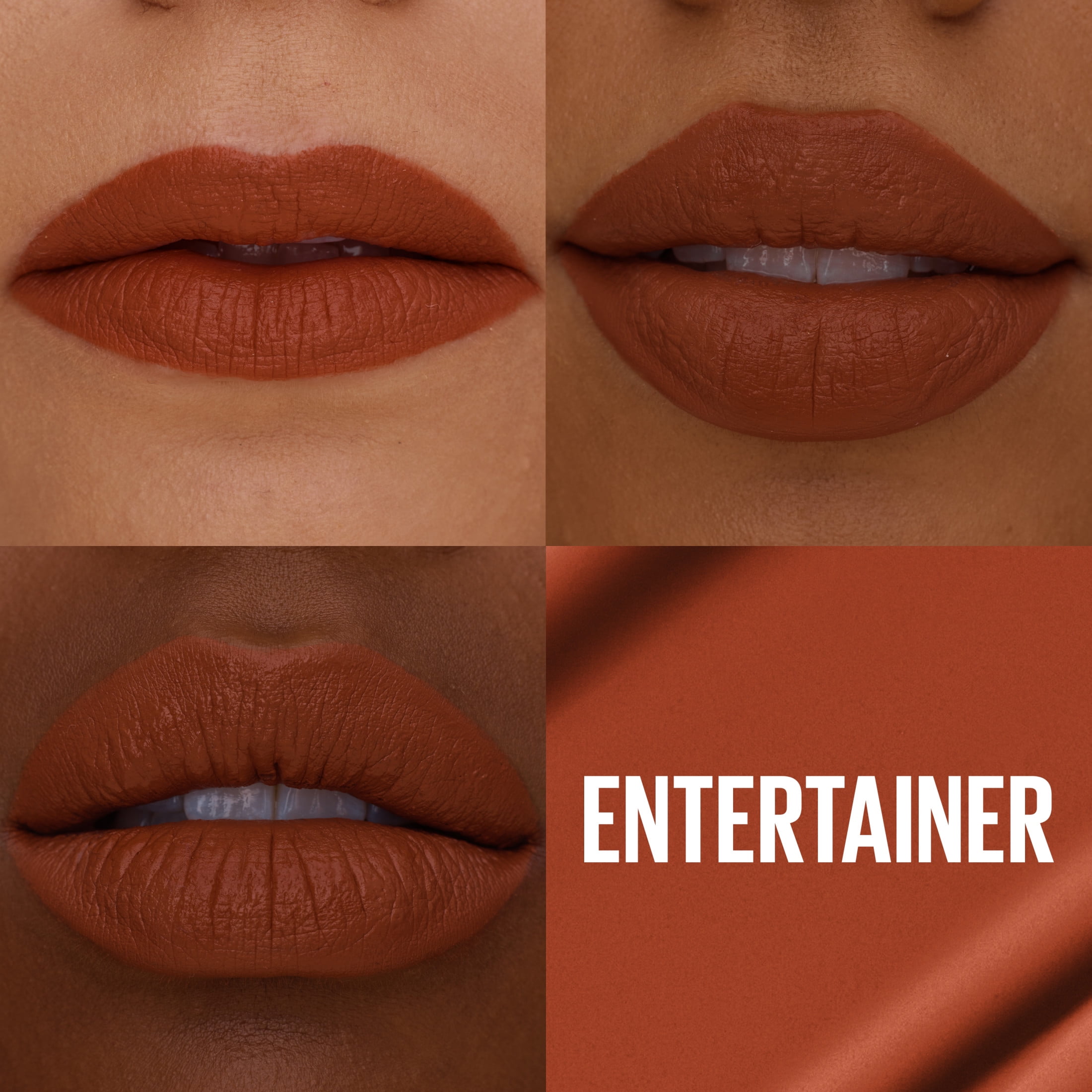 Maybelline Super Stay Matte Ink Longwear Liquid Lipstick, Entertainer, 0.17 fl oz