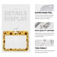 thumbnail image 4 of Zufioo Abstract Leopard Print Sunflower Print Work Badge Protective Case, Waterproof Lanyard, Badge Transparent Clip, Suitable for Induction Card Badge Swipe Credit Card, 4 of 7