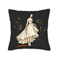 thumbnail image 4 of Set of 2 18x18in Throw Pillow Covers - Elegant Cream Floral Design for Couch Bed or Car - Stylish and Serene Home Decor, 4 of 8
