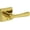 Lifetime Polished Brass, variant on Baldwin HDWYNSSR112 Wyndcliff Non-Turning One-Sided Dummy Door Lever - Bronze
