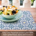 thumbnail image 4 of CounterArt Fresh Tile Pattern 4-Pack Reversible Plastic Tabletop Placemats, 4 of 7