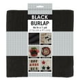 thumbnail image 2 of (2 pack) Allen Company Precut Natural Jute Burlap, Finished Edges, 46"W x 1-Yard, Black, 2 of 12