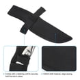 thumbnail image 4 of Uxcell 8"x2" Sickle Sheath Cloth Sheath Fixed Knife Sheath Horizontal Knife Sheath with Fixed Strap Black 3 Pack, 4 of 5