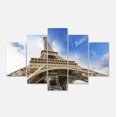 thumbnail image 2 of Fantastic View of Paris Paris Eiffel Towerfrom Ground - Cityscape Canvas Print, 2 of 3