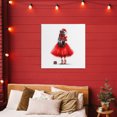 thumbnail image 4 of Stupell Industries Glam Chic Christmas Gal Canvas Art, 30 x 30, by Amanda Greenwood, 4 of 8