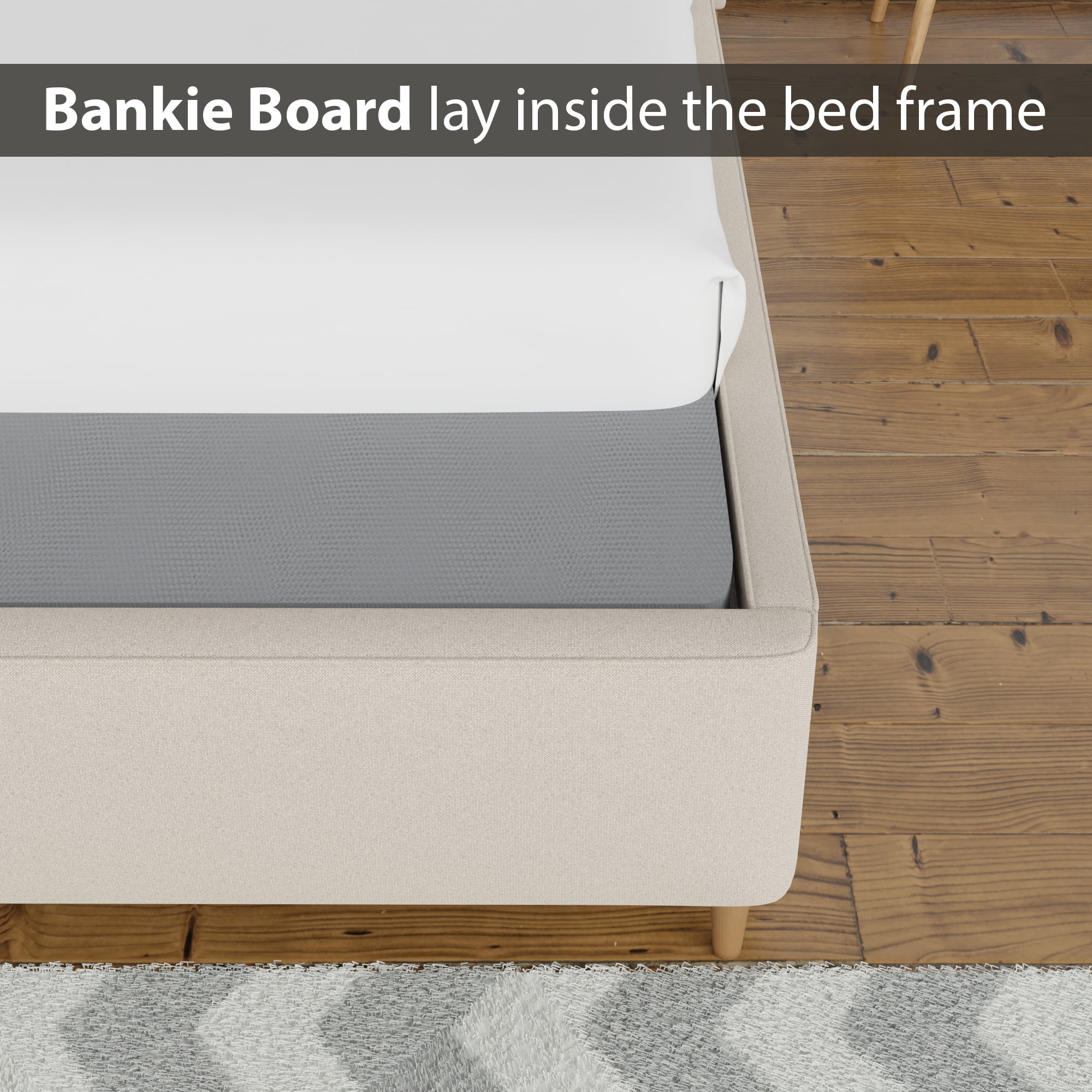 Continental Sleep, 1.5" Wood Bunkie Board, King(FOLD) Size, Heavy Duty, Fully Assembled