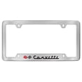 thumbnail image 2 of Chevrolet Corvette C1 Chrome Plated Metal Bottom Engraved License Plate Frame, 2 of 4