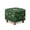 Green Shamrock Leaf, variant on TSOVTHRID Green Shamrock Leaf Print Stretch Ottoman Cover Square Ottoman Slipcovers for Foot Stool & Folding Storage Furniture Cover with Elastic Bottom for Home St. Patrick's Day Decor
