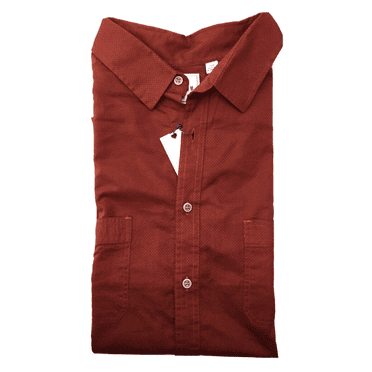ROWM Mens Big and Tall XLT Button Down Shirt 100% COTTON BROWN 2XB