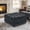 30" Black, variant on Square Storage Ottoman W/Corduroy fabric Versatile Coffee Table( 30",Black)
