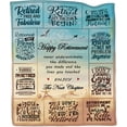 thumbnail image 1 of Couverture Cadeau de Retraite pour Femmes - Jeté Joyeuse Retraite, 50"X60 Pouces, 1 of 6