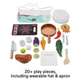 thumbnail image 5 of Fisher-Price Head Chef Set 20+ Piece Preschool Pretend Kitchen Play Kit with Food Pieces, 5 of 6