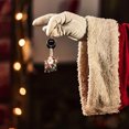 thumbnail image 2 of Christmas gift keychain pendant Cross border acrylic Santa key chain, 2 of 5