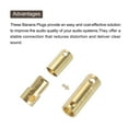 thumbnail image 4 of Uxcell 10 Pairs Banana Plugs Connector 6.5mm Male Female Banana Plugs for Speaker Wire RC Battery, 4 of 6