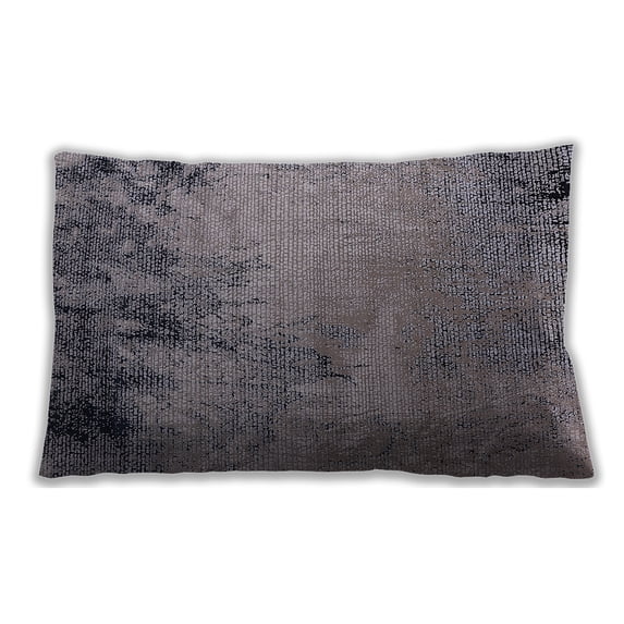 Ahgly Company Outdoor Rectangular Mid-Century Modern Lumbar Throw Pillow, 13 inch by 19 inch