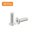 thumbnail image 3 of Unique Bargains M5x0.8x18mm 50Pack Metal Flat Round Head Screws Phillips Drive Machine Bolt, 3 of 5