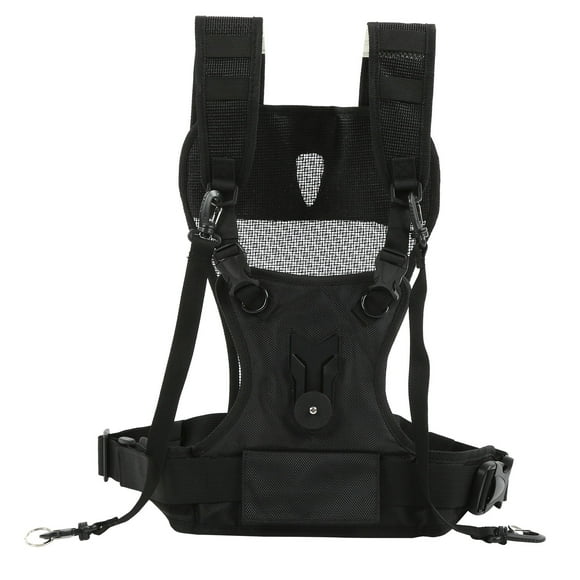 Rdeghly Multifunction Dual Camera Strap Nylon Adjustable Multi Carrier Chest Harness