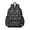 Black Cartoon Dinosaurs Fossils Pattern, variant on Black Cartoon Dinosaurs Text Pattern Cute School Backpack with Padded Back and Adjustable Shoulder Straps 13.4"x11"x4.7"