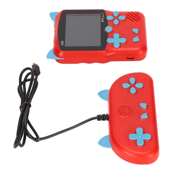 Retro Mini Game Console, Plug And Play Red Handheld Game Console