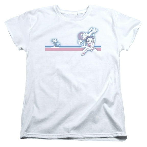 Betty Boop - Reto Surf Band - Women's Short Sleeve Shirt - Small