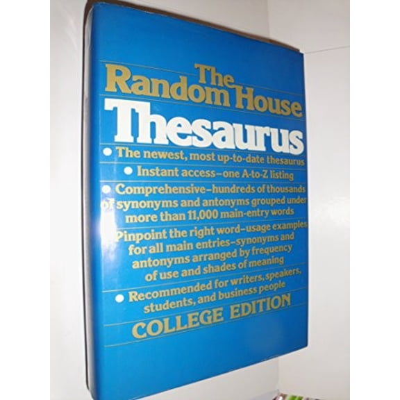 Pre-Owned The Random House Thesaurus Hardcover