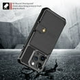 thumbnail image 6 of Dteck for iPhone 16 Pro Max Case with Card Holder, Hybrid Rubber Bumper Shockproof Magnetic Back Flip Case for iPhone 16 Pro Max Wallet Case for Women Men, Black, 6 of 6