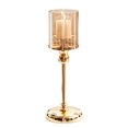 thumbnail image 5 of KGJQ Glass Candle Holder, European Style Pillar Candle Holder, Metal Tall Candlestick for Pillar Candles And Tealights, Romantic Table Centerpiece for Wedding Party Home Decor, 5 of 8