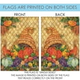 thumbnail image 5 of Toland Home Garden Boho Cornucopia Thanksgiving Fall Flag Double Sided 12x18 Inch, 5 of 5