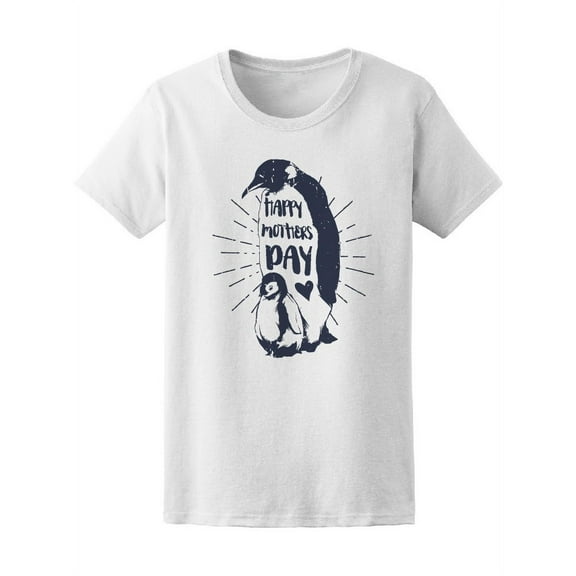 Happy Mothers Day Penguins Tee Women's -Image by Shutterstock