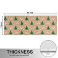 thumbnail image 5 of Kitchen Rugs Sets Of 2,Brown Christmas Tree Pattern Anti Fatigue Kitchen Mat Rugs Non Slip Washable,Decorative Kitchen Floor Mats for Kitchen,Sink,Laundry,17"X47", 5 of 5