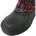 thumbnail image 4 of Women's Winter Snow Boots Flannel Plaid Faux Fur Insulated Lace up Shoes, 4 of 4
