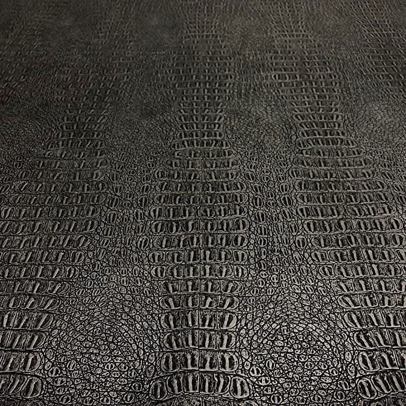 54 Pewter Print Gator Faux Leather Fabric - By The Yard [PEWTERPRINT-GATOR]  - $17.99 : , Burlap for Wedding and Special Events