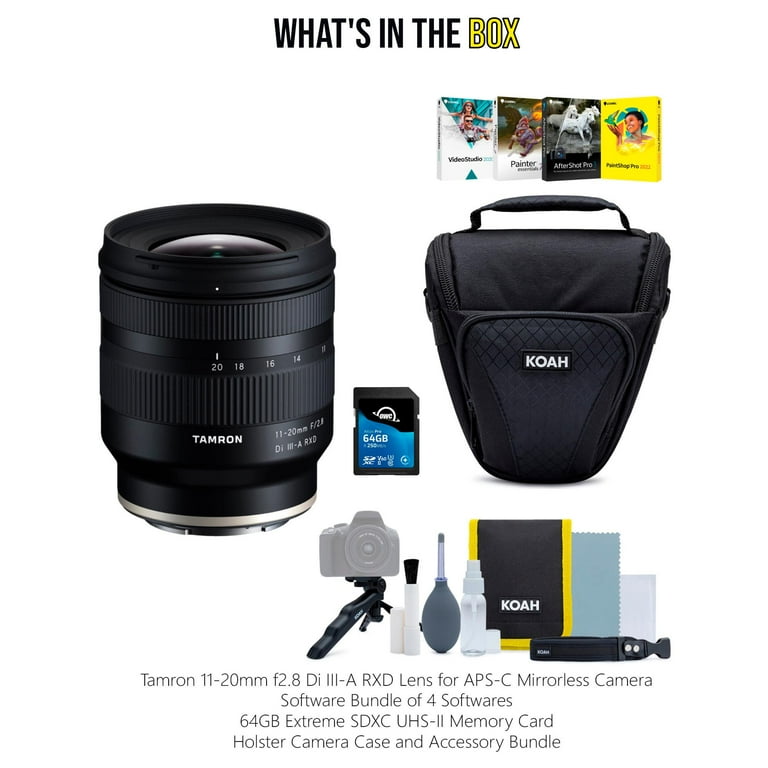 Tamron 11-20mm f2.8 Di III-A RXD Lens for Sony APS-C Tamron 11-20mm f2.8 Di III-A RXD Lens for Sony APS-C