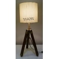 thumbnail image 4 of Modern Home Decor Mariner Nautical Wooden Tripod Table Lamp Without Shade, 4 of 4