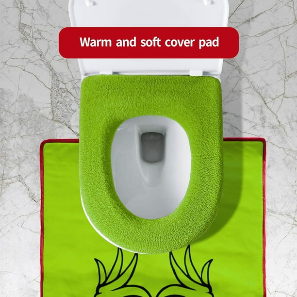 Toilet lid best sale cover set
